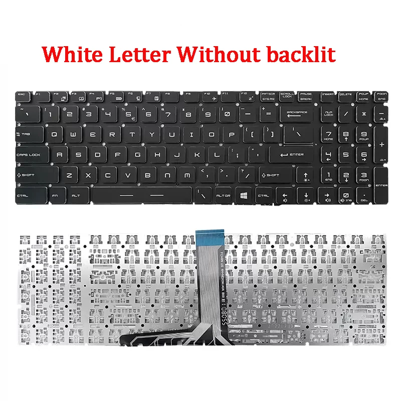 Фото Новая оригинальная клавиатура для ноутбука, совместимая с MSI MS-16U6 16U1 GP65 GE75 GP75 MS-17E7 17F2 17F4 №5