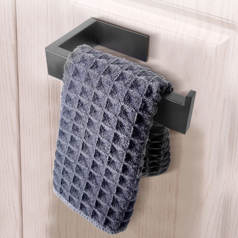 

Stainless Steel Paper Towel Holder Toilet Roll Paper Holder No Hole Punch Kitchen Toilet Storage Rack Bathroom Accessories
