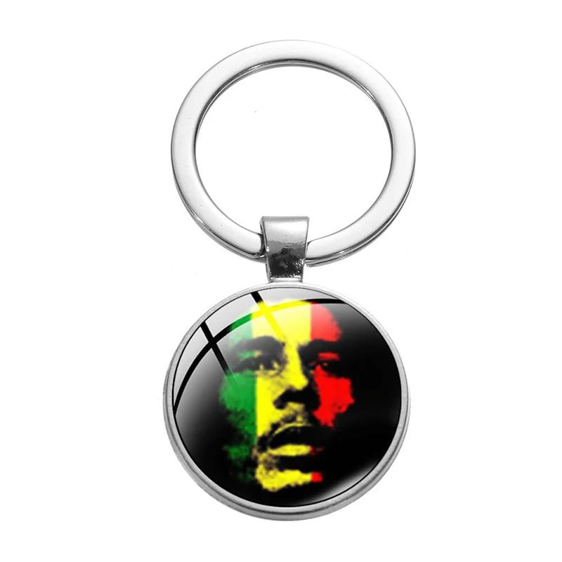 Брелок CHSXY Jamaican Reggae рок певец Боб Марли фигурки искусство фото брелок для фанатов