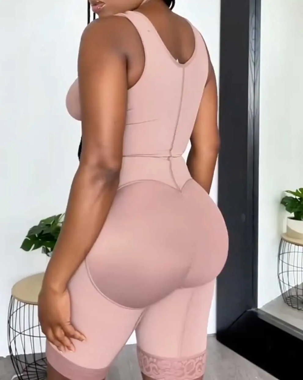 Fajas Body Shaping Bodysuit for Women, Tummy Control Undergarment with Breathable Fabric