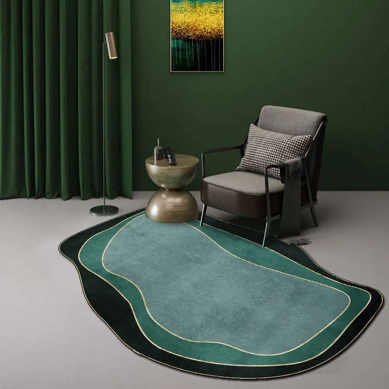 

2022 New Personal Design Floor Carpets for Living Room Rugs Floor Mat Fashion Irregular Living Room Decor Rugs Salon Decoration