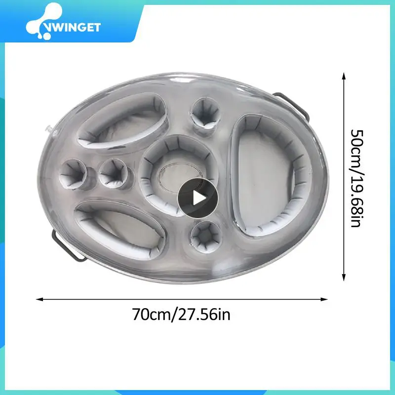 

Party Bucket Cup Holder Inflatable Pool Float Beer Drink Holder Cooler Table Bar Tray Portable Beach Swimming Food Storage Boxes