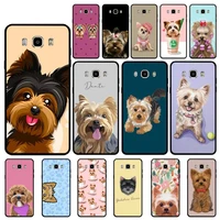 maiyaca york shire terrier dog phone case for samsung j 4 5 6 7 8 prime plus 2018 2017 2016 j7 core