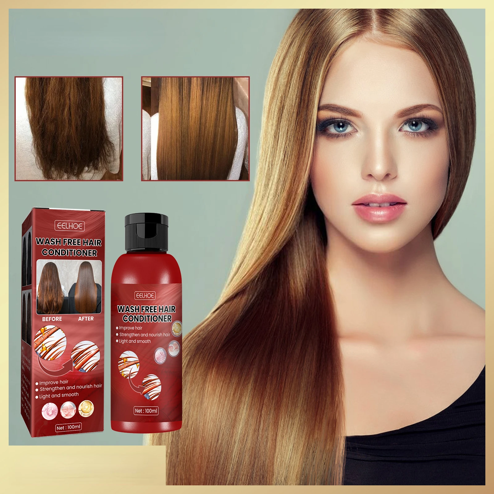 

Moisturizing, Hydrating, Improving Frizz, Smoothing, Smoothing, Repairing Dry, Moisturizing and Smoothing Leave-in Shampoo