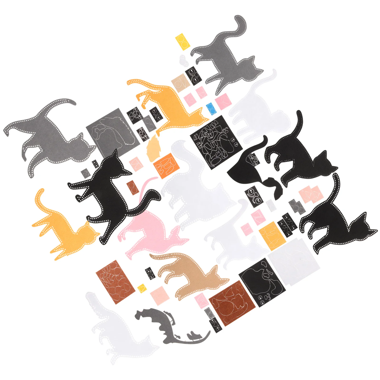 

Kids Sewing Kit Crafts Toy Crafting Hand-made Felt Animal Knitting Animals DIY Children