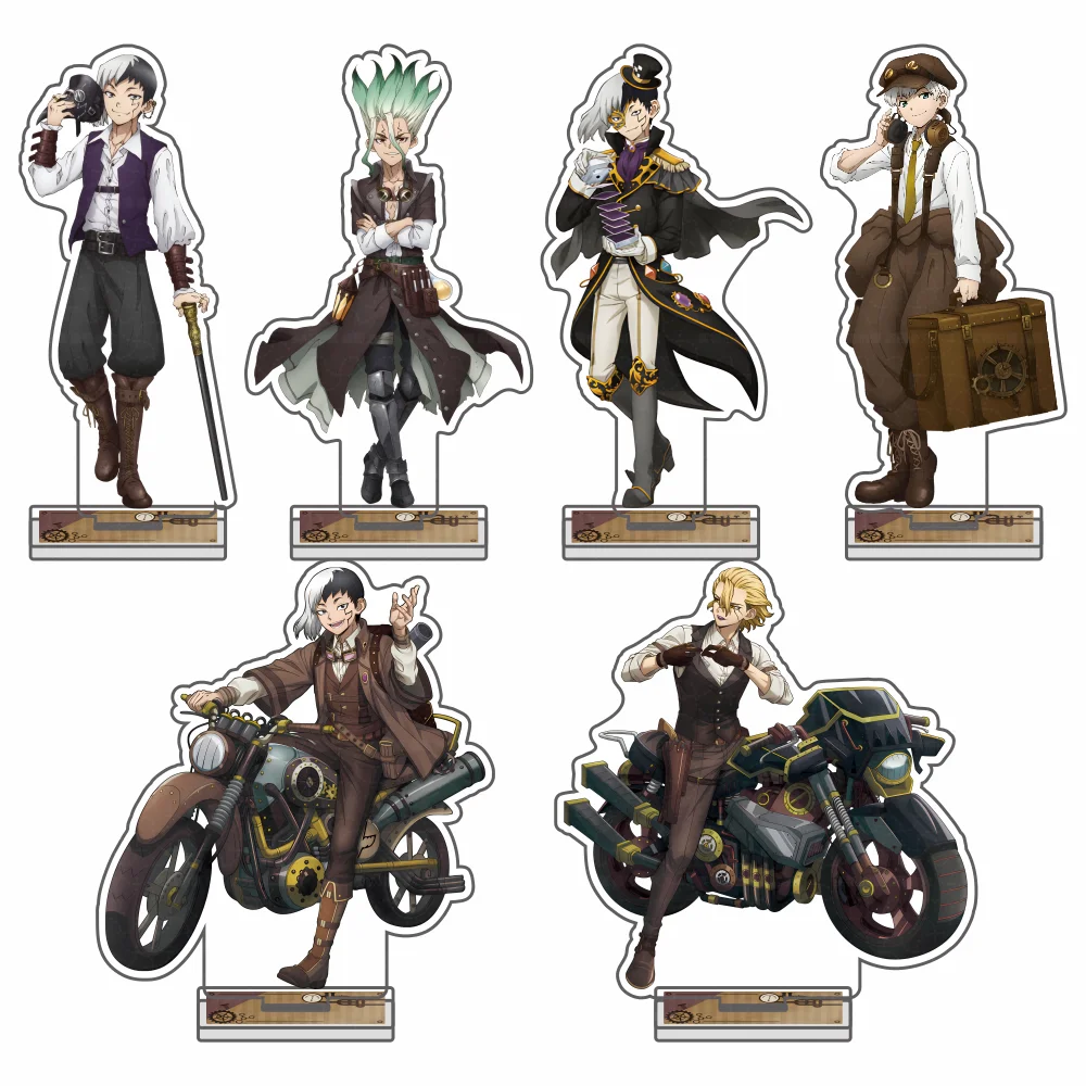 Фото Dr.STONE Аниме Акриловая подставка Украшения Nanami Ryusui Saionji Ukyo Ogawa Yuzuriha Ginrou Ruri Ishigami Senkuu Фигурка Подставка Подарки №1