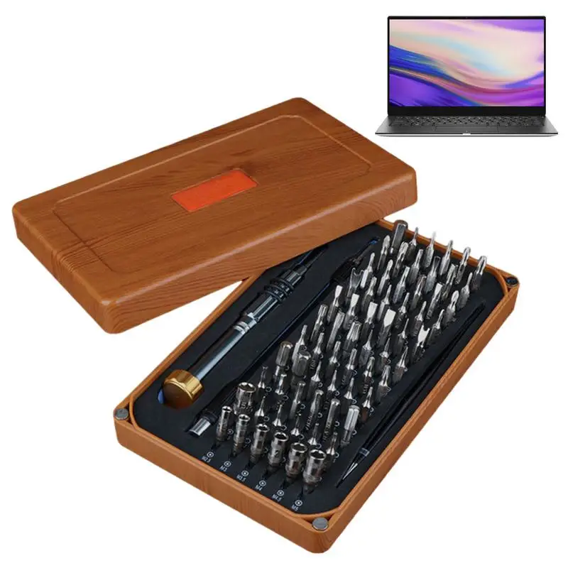 

Precision Screwdriver Set Sturdy Small Magnetic Screwdrivers Kit With 66 Bits Precision Screwdriver For Computer Smartphone Game