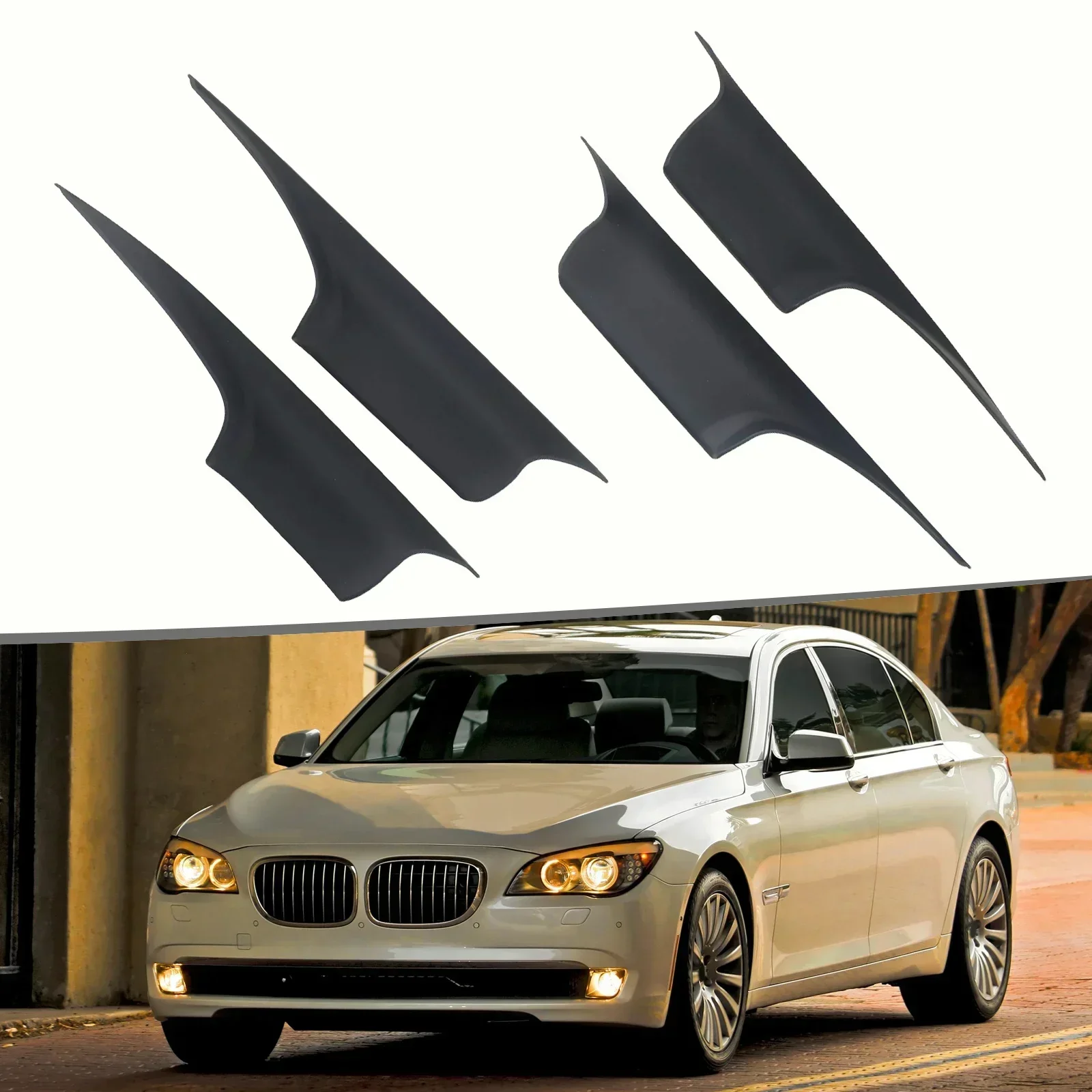 4 шт. чехлы на дверные ручки 39 5*11*8 3 см для BMW 7 F02 F01 2008-2015 замена премиум-класса 5141911550