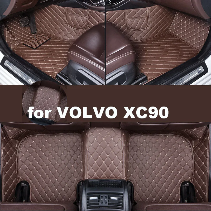 Autohome Car Floor Mats For VOLVO XC90 2007-2019 Year Upgraded Version Foot Coche Accessories Carpets