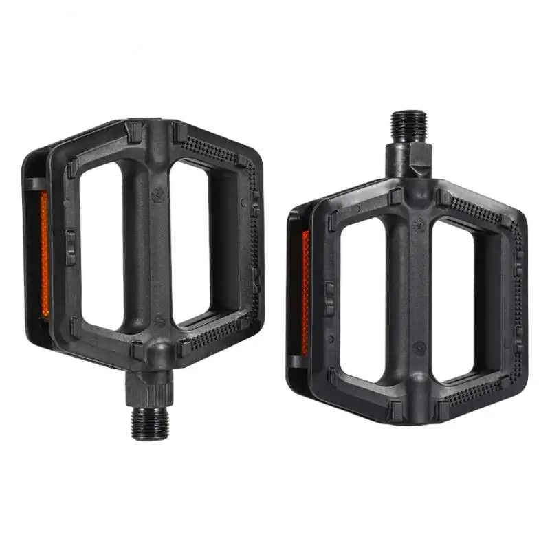 

Riding Accessories Widened Sealed Bearing Non-slip Pedals Double-sided Anti-skid Black Bicycle Pedals Engineering Plastic Pedal