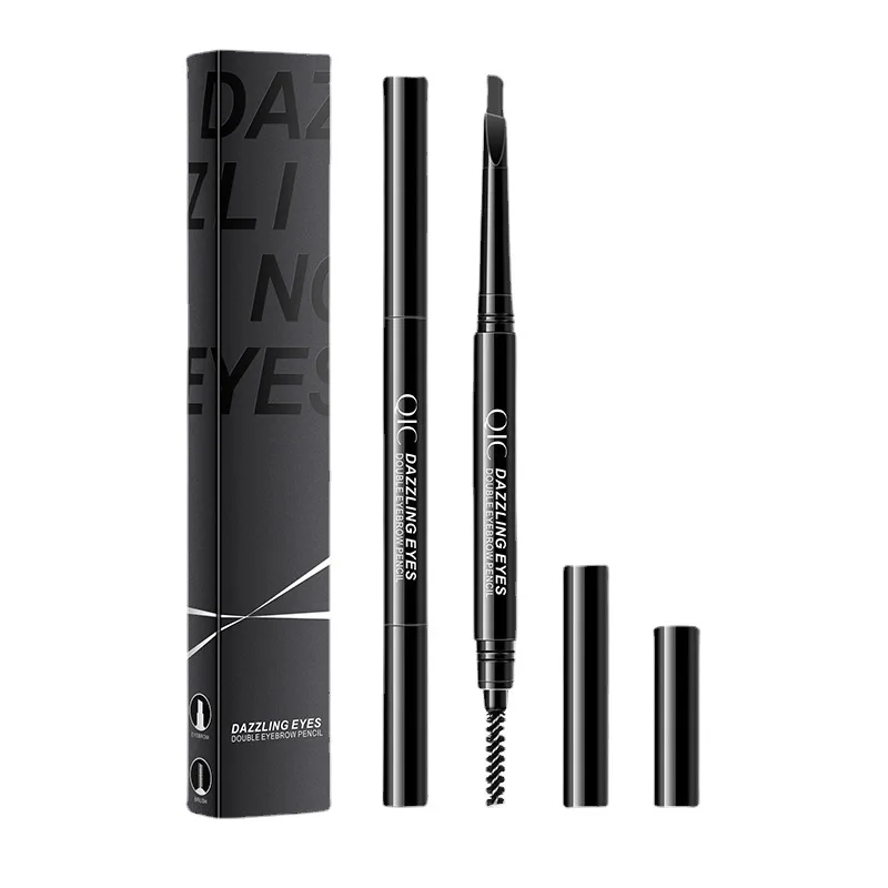 

Eyebrow Pencils with Brow-Brush Easy Makeup Tool Long-Lasting Eye Brower Pencils for Women Automatic Waterproof Eyebrow Pencil