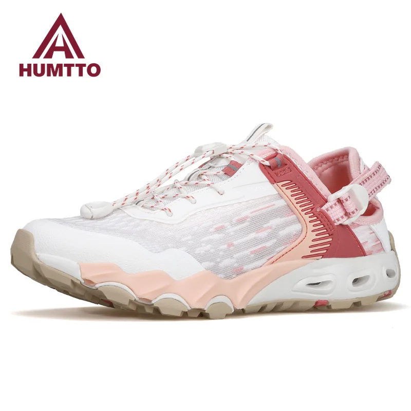 HUMTTO Summer Shoes for Women 2023 Outdoor Hiking Sneakers Trekking Barefoot Shoes Womens Breathable Quick Drying Beach Sandals
