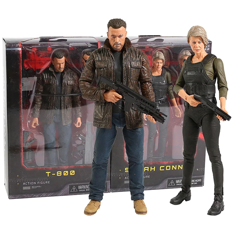 

NECA Terminator 6 Dark Fate T-800 / Sarah Conner 7" Action Figure Joint Movable Model Toy