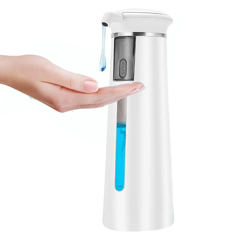 

Hot SV-Soap Dispenser 350ML Automatic Soap Dispenser Suitable For All Liquids Infrared Sensor IPX6 Waterproof Suitable For Home