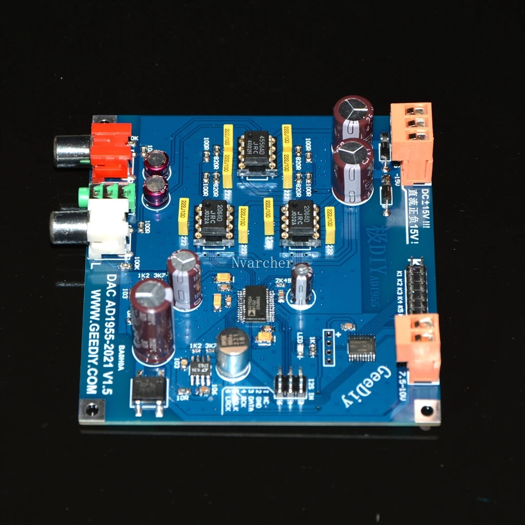 Nvarcher AD1955 DAC декодер I2S вход 24 бит 192K LJ RJ DSD64 DSD128