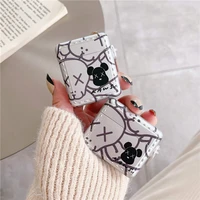 electroplated matte bear airpods 3 case apple airpods 2 case cover airpods pro case iphone earphone accessories air pod case