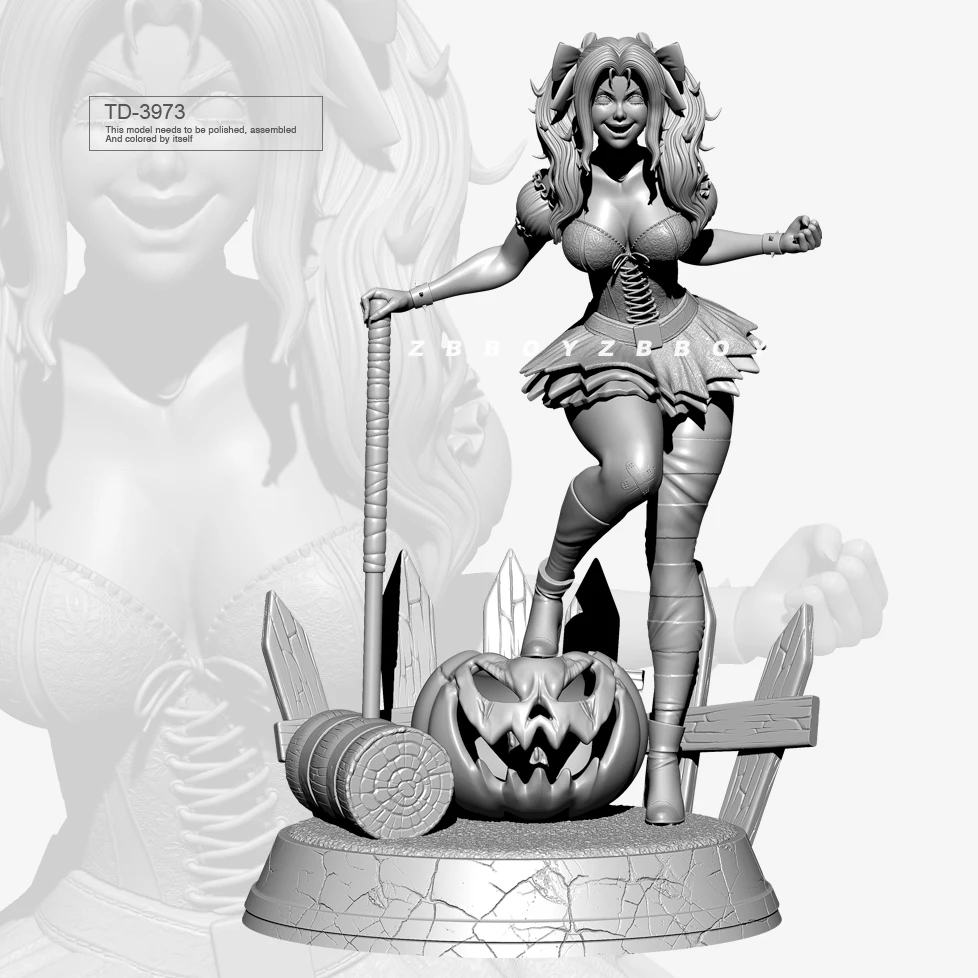 

50mm 76mm Resin model kits figure beauty colorless and self-assembled TD-3973
