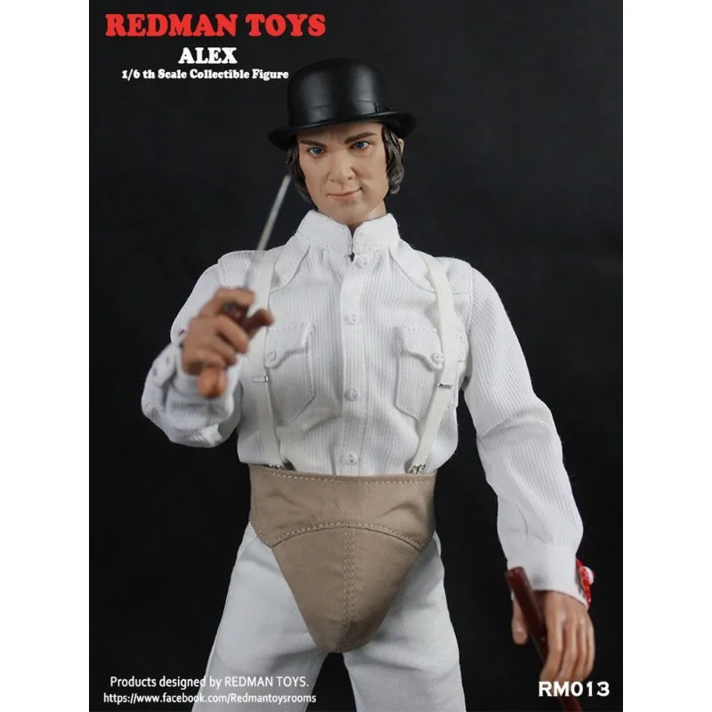Фото REDMAN TOYS Оригинальная коллекционная фигурка-модель «Апельсиновый механический пупок» / Стэнли Кубрик, 1/6, изысканная подвижная модель солдата, подарок, коллекционная кукла №2