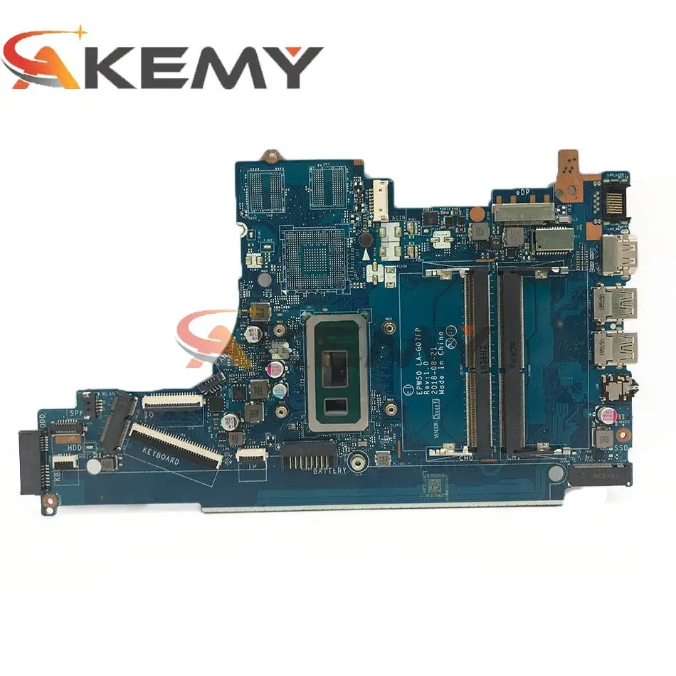 Материнская плата для ноутбука HP Pavilion 15-DA 15T-DA 250 G7 256 с процессором i5-8265U |