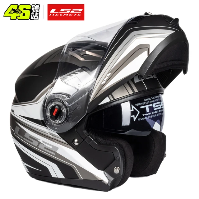 LS2 FF370 All Season Motorcycle Helmet Dual Lens Anti Fog For Men and Women ECE 4