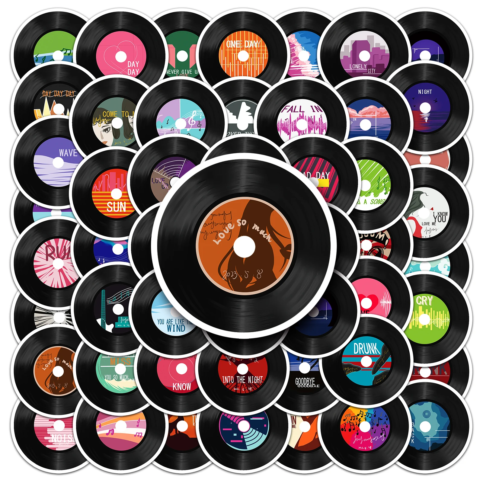 50 шт. водонепроницаемые Стикеры для скейтборда сноуборда