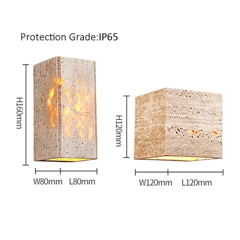 Японский маленький свежий стиль уличная вилла двор водонепроницаемый настенный