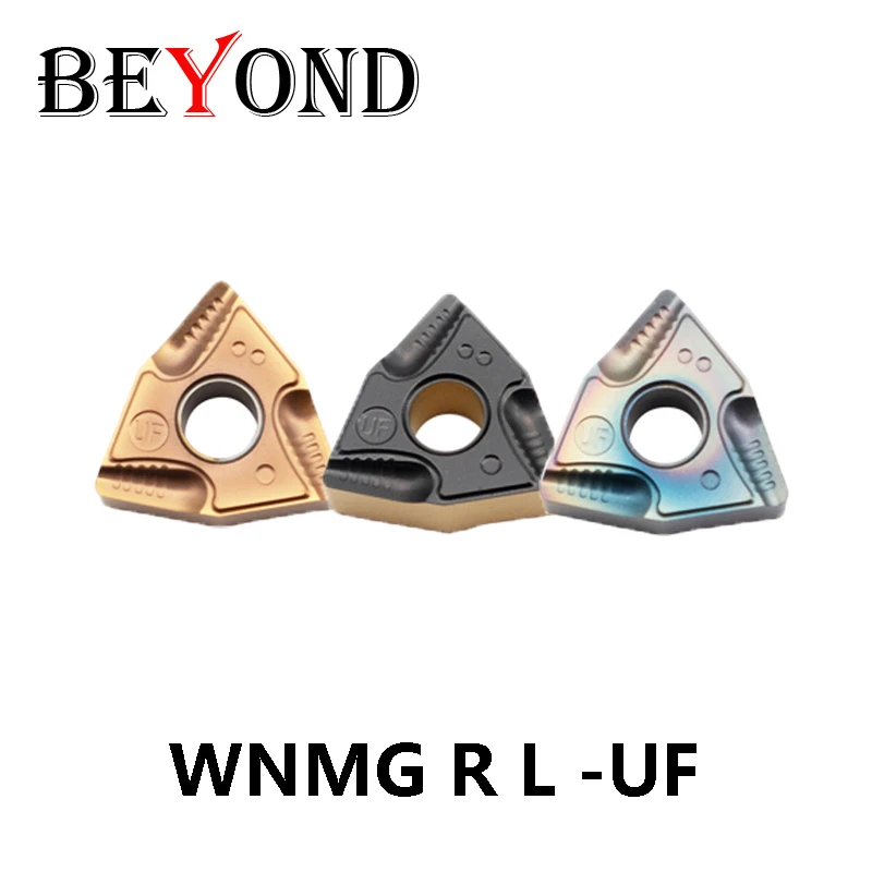 

BEYOND WNMG 080404 080408 Carbide Inserts WNMG080404 WNMG080408 R L-UF ΟΥ515M ΟΥ828P OY838H Turning Tool Lathe Cutter WNMG0804