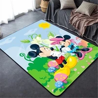 disney minnie mickey mouse play mat floor mat bedroom carpet bathroom carpet living room children gift home decor