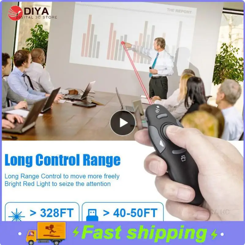 

Page Turning Remote Clicker 2.4ghz Teaching Rf Presenter Pen Projection Remote Control Infrared Pen Ppt Control Flip Wireless