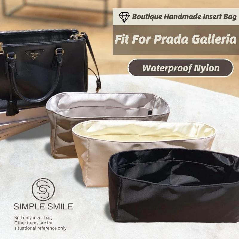 For Prada Galleria Make up Organizer Felt Cloth Handbag Insert Bag Travel Inner Purse Portable Cosmetic Bags