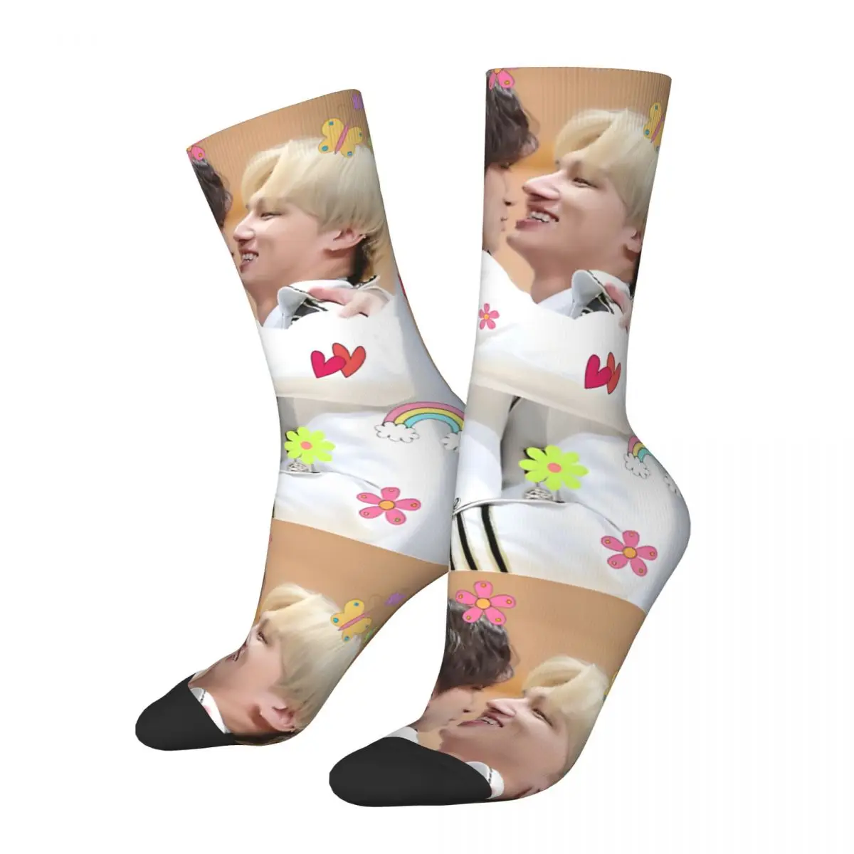 Милые мужские носки Woosan винтажные повседневные короткие в уличном стиле