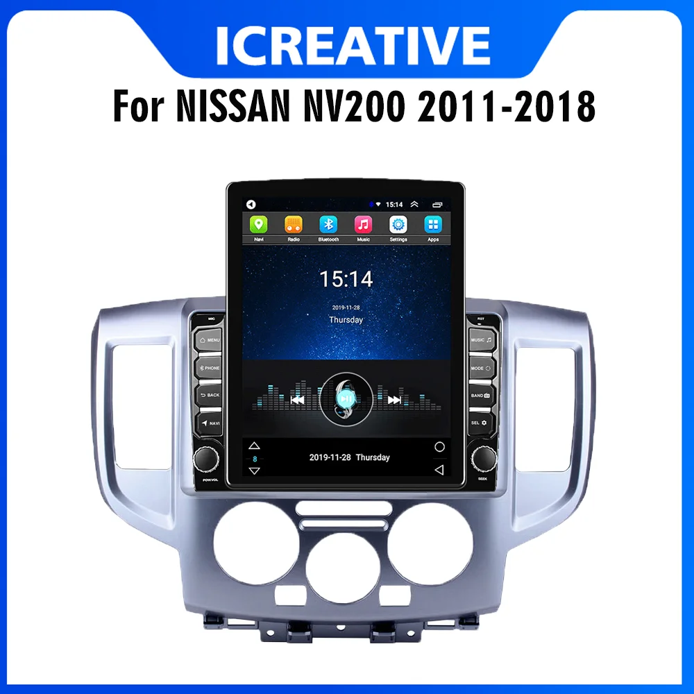 

4G Carplay 2 Din 9.7" Tesla Screen Car Multimedia Player For NISSAN NV200 2011-2018 GPS Navigator Android Autoradio Stereo