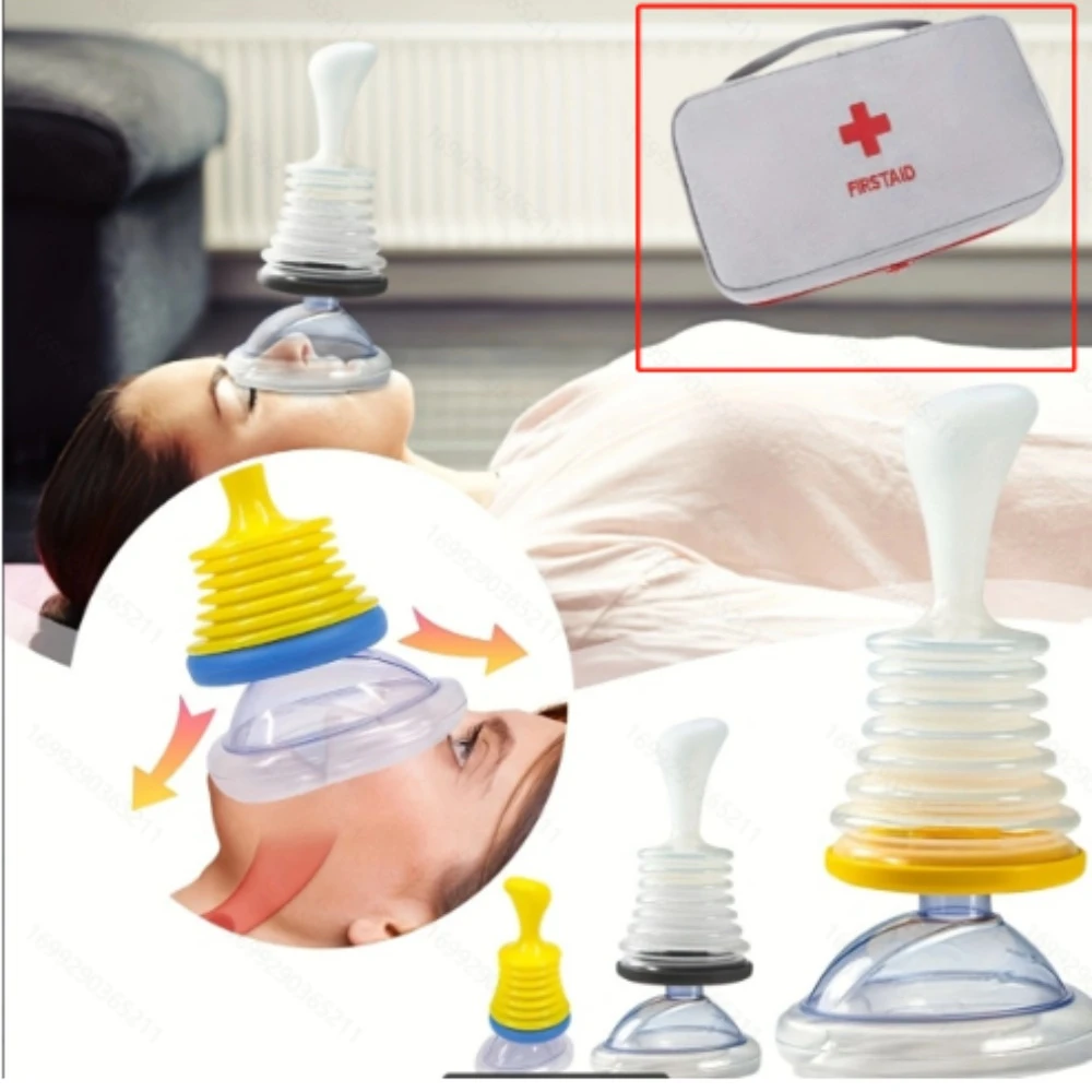 

Medical Portable First Aid Kit Family Emergency Device Breath Trainer Anti Choking Rescue Device Adult Children Safe Aid Devices