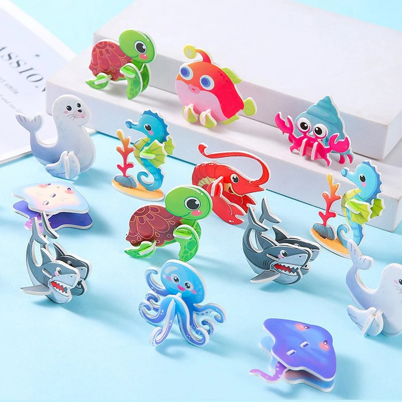 

Детские 3D пазлы из пенопласта 20 шт.