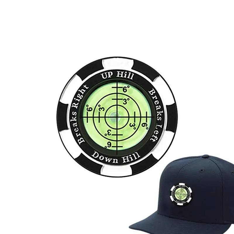 Slope Putting Level High Precision Golf Putting Aid Golf Slope Putting Level Reading Ball Marker For