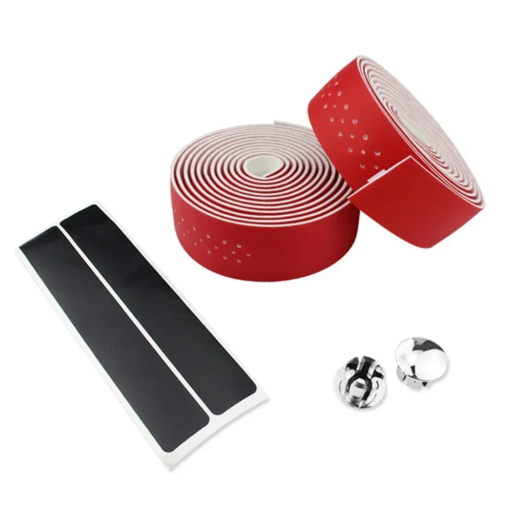 1 пара лент для руля велосипеда из искусственной кожи набор стопоров удобный