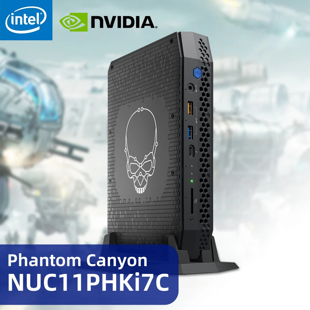 

Intel Mini PC NUC11PHKi7C Phantom Canyon Core i7-1165G7 With NVIDIA GeForce RTX 2060 Thunderbolt 4 WiFi Windows 10 Linux Desktop