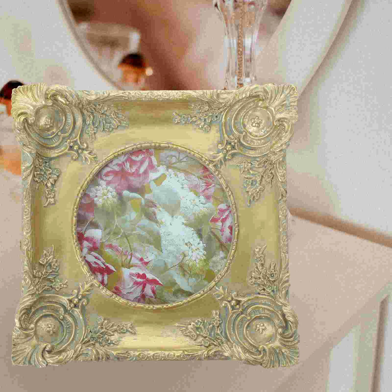 

Home Picture Frame Vintage Frames Creative Photo Holder Tabletop Decor Office Desk