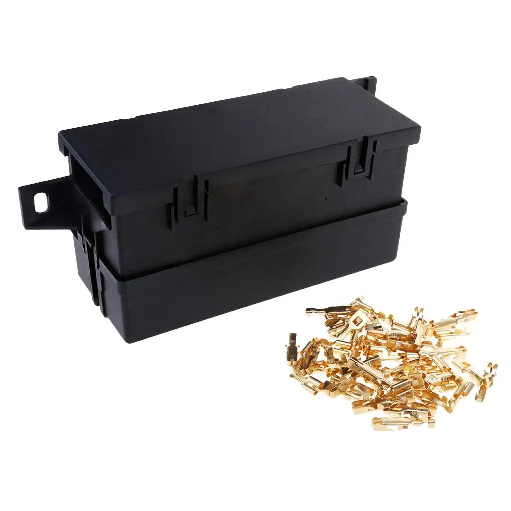 

Black Marine 12V 11 Way Blade Block Holder Circuit