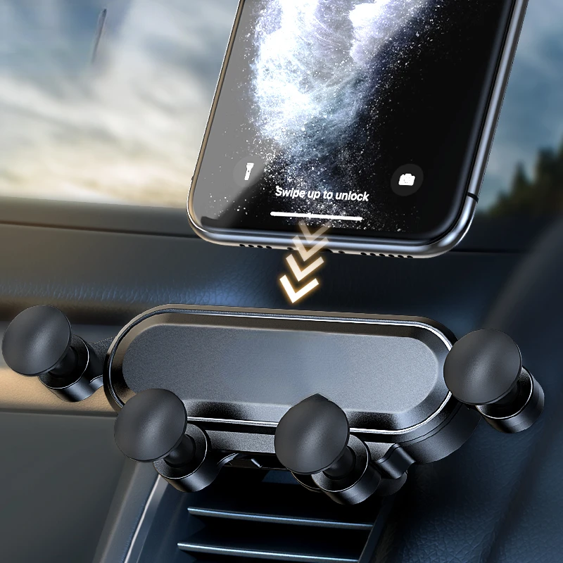 

Phone Holder Stand For Car Air Vent Mount No Magneticc Mobile Cell Phone Holder Support GPS For iPhone11 Xiao mi Sam sung