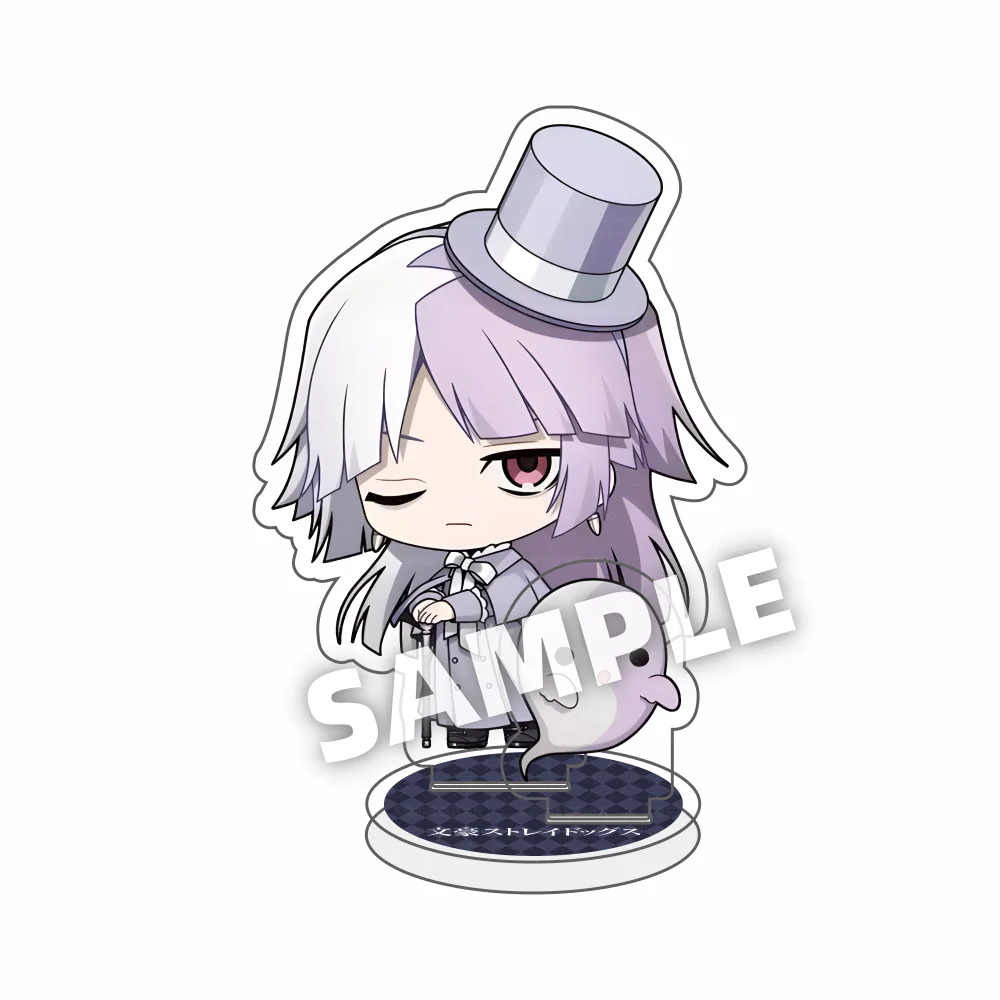 Фото Акриловый брелок-подвеска по аниме Bungo Stray Dogs, акриловая подставка, фигурки Ода Сакуносукэ и Дазай Осаму, модель для декора рабочего стола, подарок №2