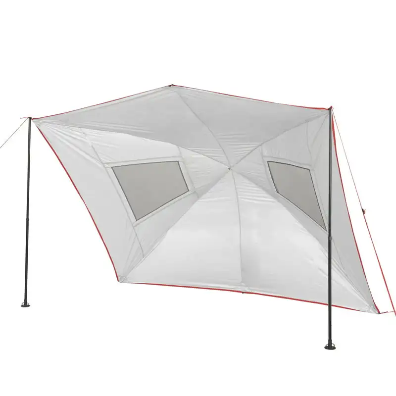 

ft. x 7 ft. Gray Multi- Sunshade Beach Tent, with UV Protection