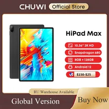 CHUWI HiPad Max 10.36-inch Fullview Display Snapdragon 680 Octa-core 8GB DDR4 128GB ROM 4G LTE GPS Android 12 Tablet PC 