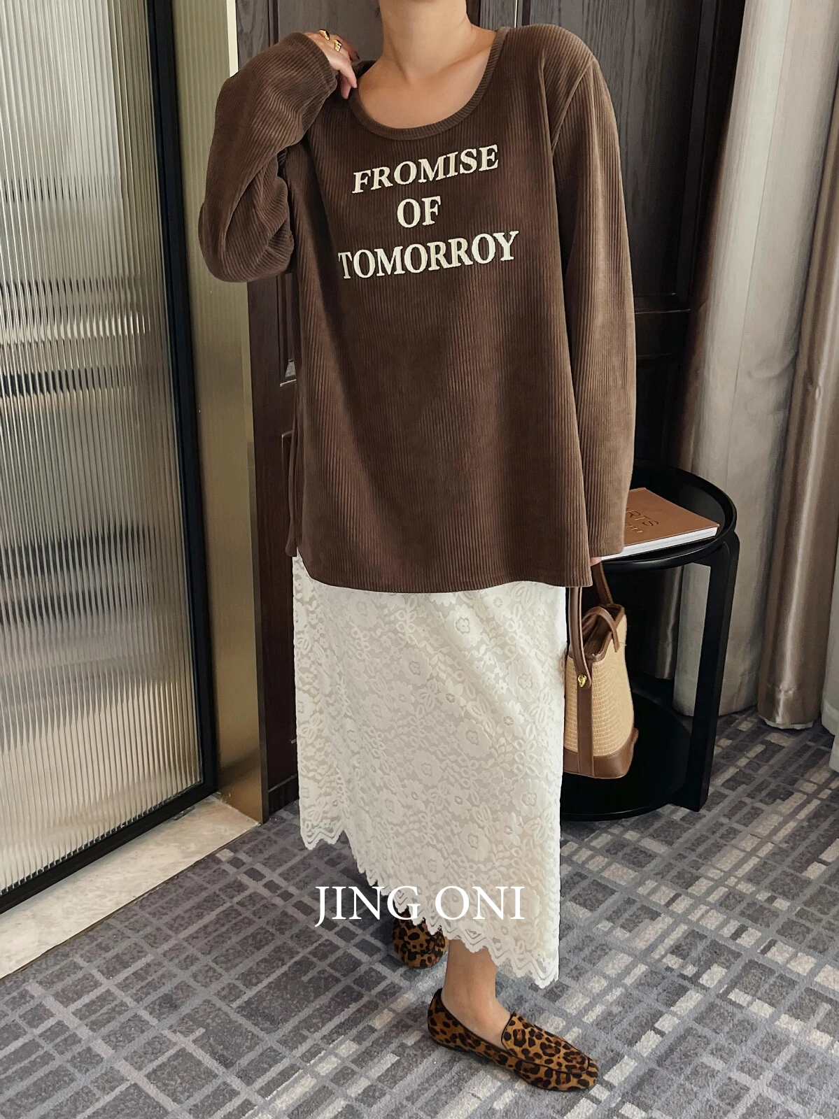 Кружевная длинная юбка Y2K весна 2024 женская одежда корейская мода готический