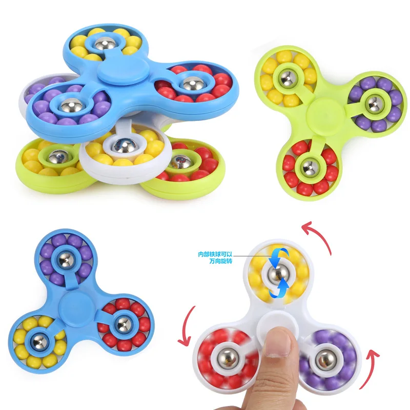 

Multi-style Fingertip Spinning Top Fidget Spinner Pops Its Bubble Hand Sensory Simple Dimple Antistress Spinner Toy Fidget Toys