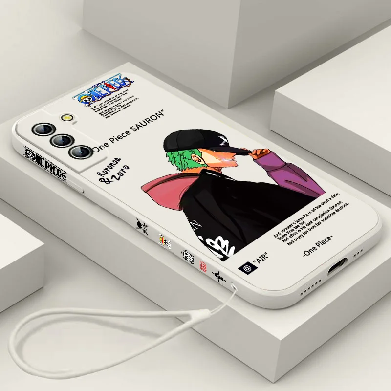 Чехол для телефона с рисунком из аниме король воров Luffy Solon Samsung Galaxy S22 S21 S20 FE S10 Note 20