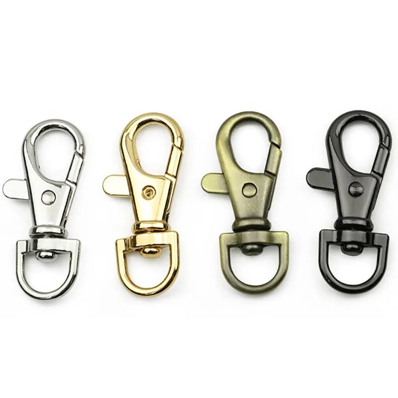 

5Pcs Metal Lobster Clasp Strap Buckles Collar Carabiner Snap Hook DIY KeyChain Bags Part Accessories Bag Buckles