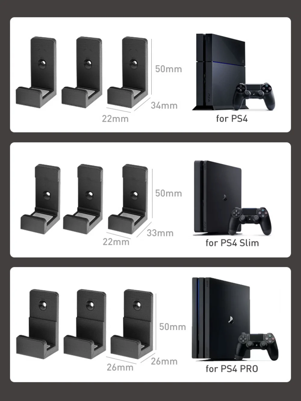 Ps4 slim mount discount