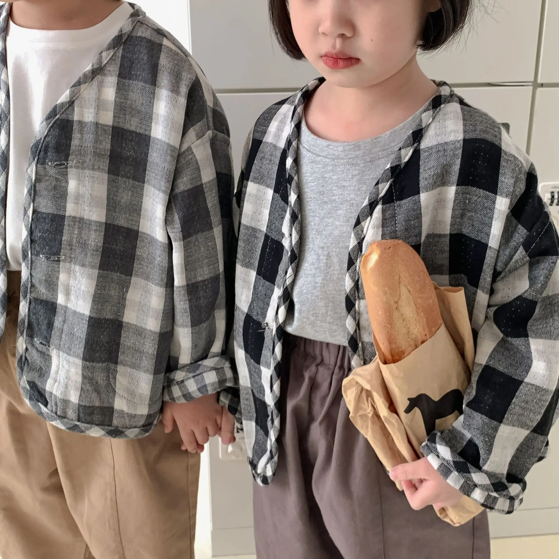 

Детское пальто 1278C, клетчатые куртки, весна и осень 2022, тонкий кардиган для маленьких мальчиков, модные клетчатые куртки для девочек с обеих ...