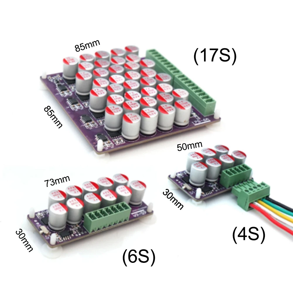 

Reliable 4S6S17S 6A Active Equalizer Board, Efficient Energy Transfer for LiFePo4 Batteries, Maintain Balanced Voltage